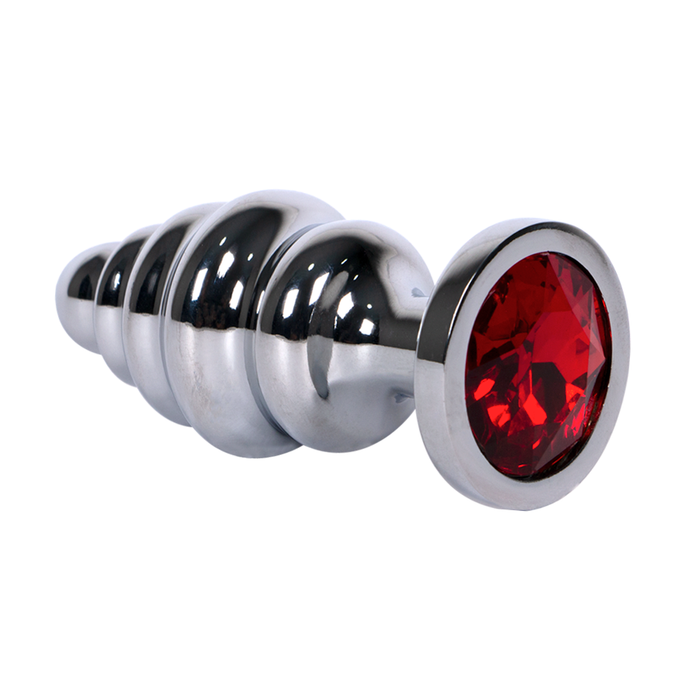 Plug Anal Drill Gema Roja Talla M