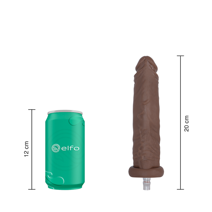 Dildo Jax Chocolate Compatible con Lovense Machine