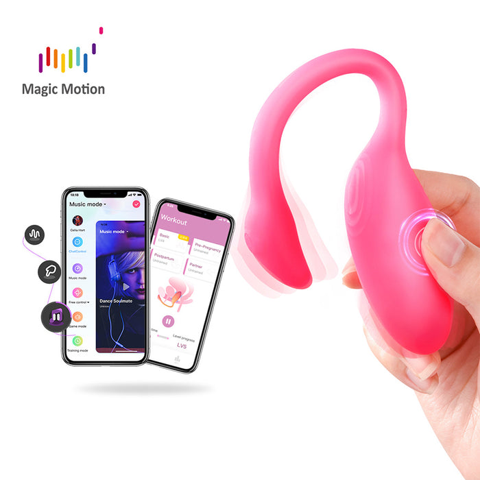 Vibrador Magic Flamingo Max Orange Controlado por APP