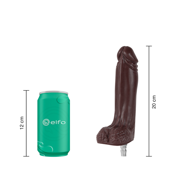 Dildo Rafael Brown Compatible Con Lovense Machine