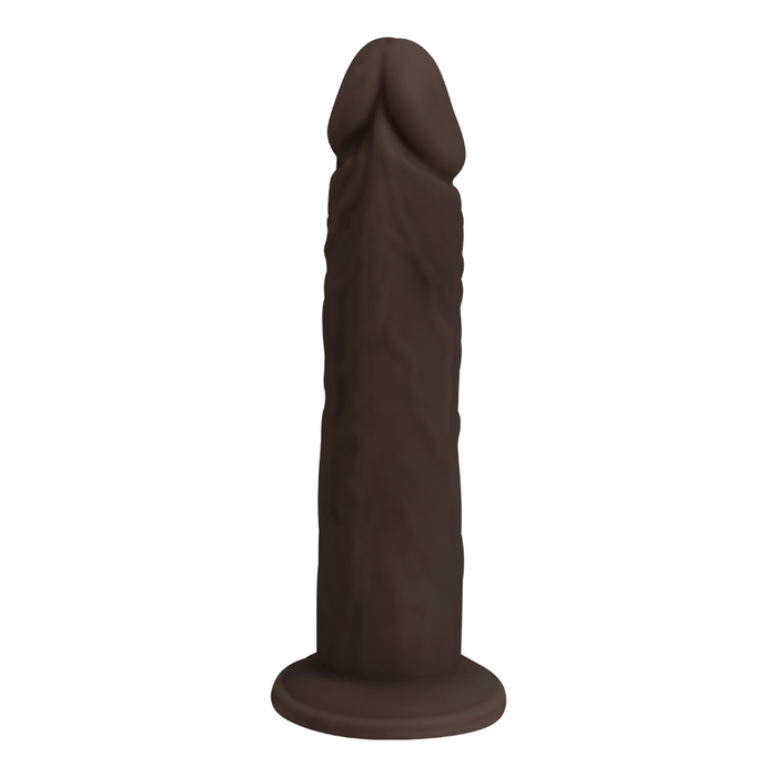 Premium Silicone Dildo Hyperrealistic Talla M Brown