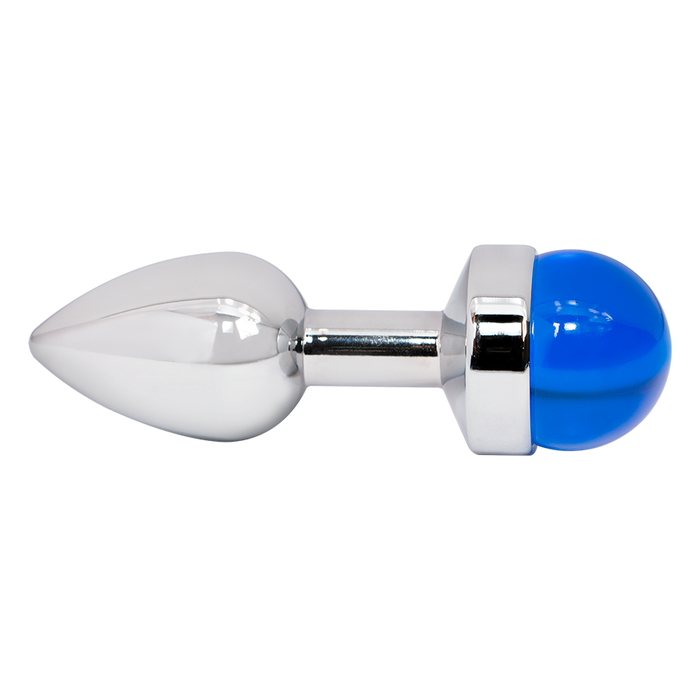 Plug Anal Ball Gema Azul Talla S