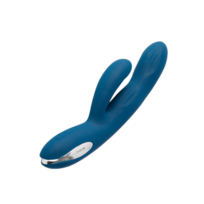 Vibrador de Doble Estimulación Aylin Azul Oscuro By Svakom