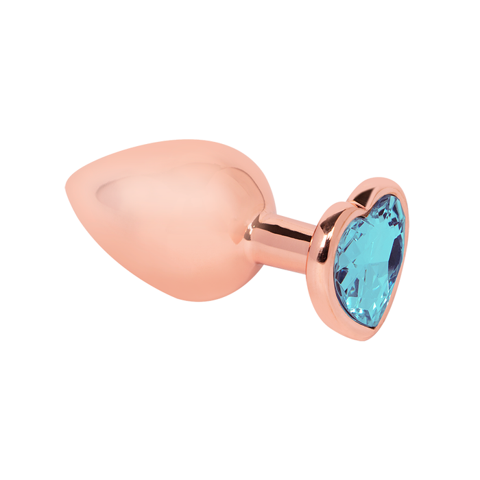 Plug Anal Love Gema Azul Clara Talla S