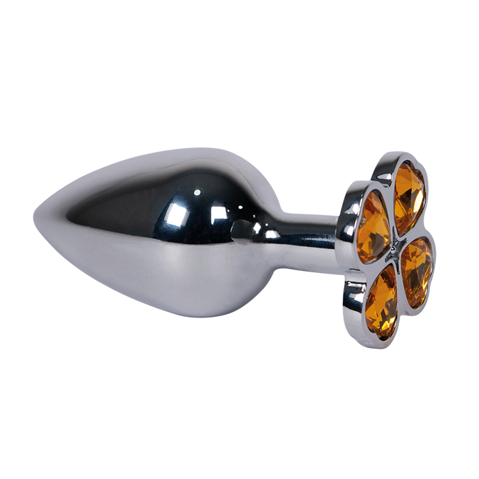 Plug Anal Trébol Gema Amarilla Talla M