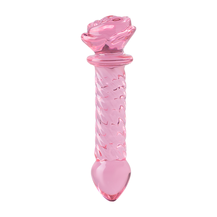 Dildo De Vidrio Rosa 3D Pink