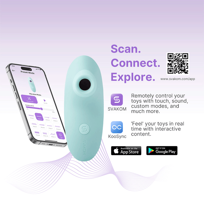 Estimulador Clitorial Pulse Lite NEO Azul Controlado por APP Global By Svakom