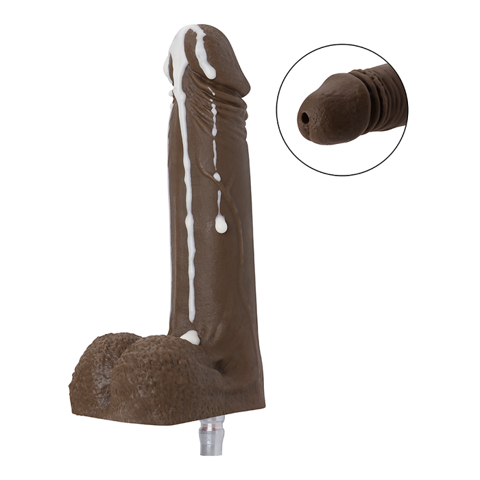 Dildo Uriel Brown compatible con Robbocock Machine