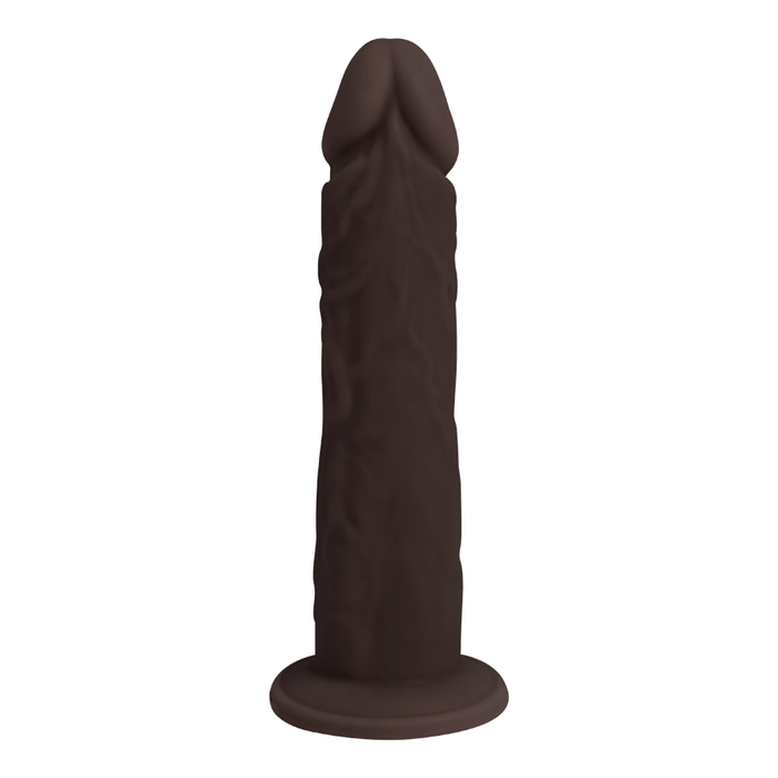 Premium Silicone Dildo Hyperrealistic Talla M Brown