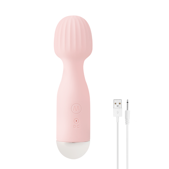 Mini Vibrating Wand Sex Bowling Pins Pink