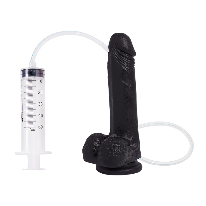 Dildo Uriel Black Nude Eyaculador
