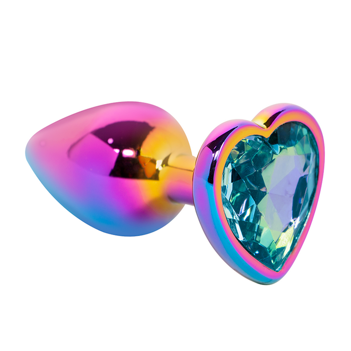 Plug Anal Holográfico Gema Cristal Talla M