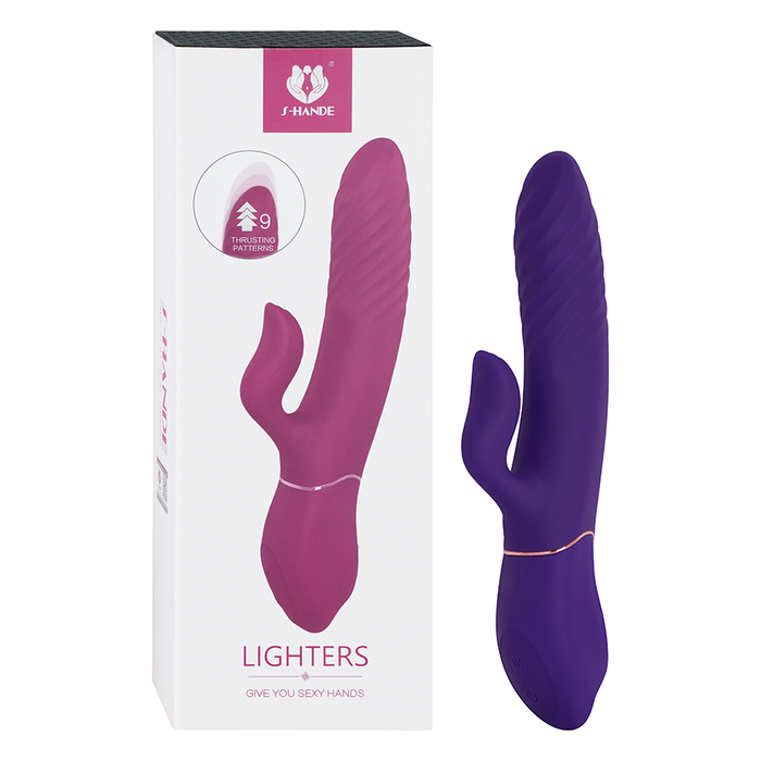 Vibrador Doble Estimulación Lighter-2 Purple