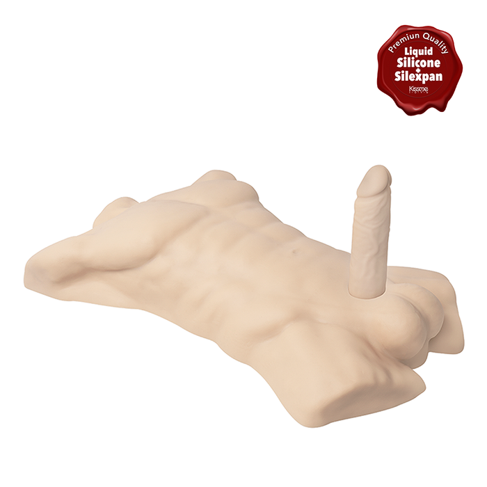 Premiun Silicone Realistic Male Torso de Dildo Intercambiable