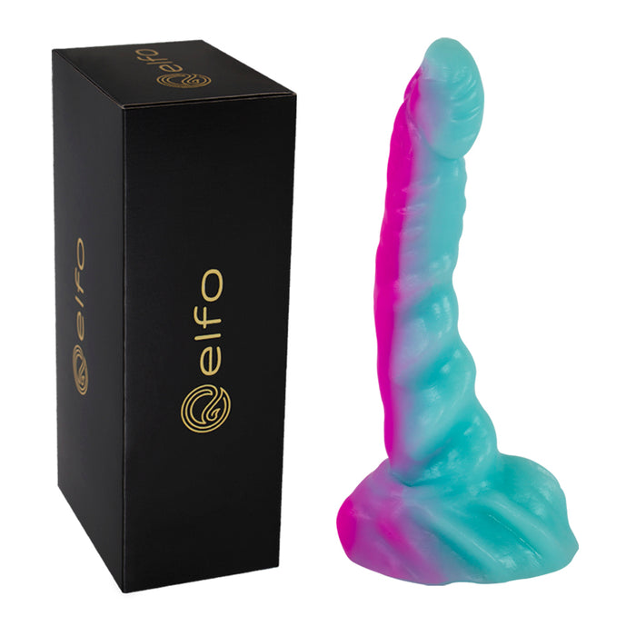 Dildo Anfibio Pequeño Verde Fucsia