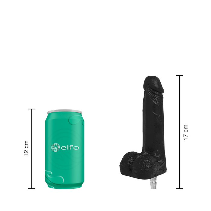 Dildo Uriel Negro Compatible Con Lovense Machine