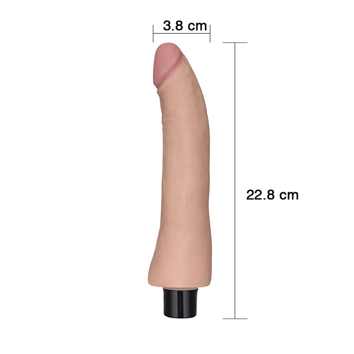 Dildo Vibrador Flesh 9'' Real Softee