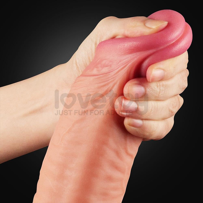 Dildo Silicone 12" Dual Layered Cock