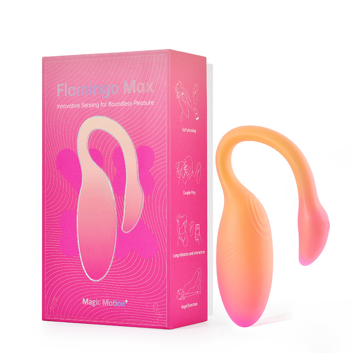 Vibrador Magic Flamingo Max Orange Controlado por APP