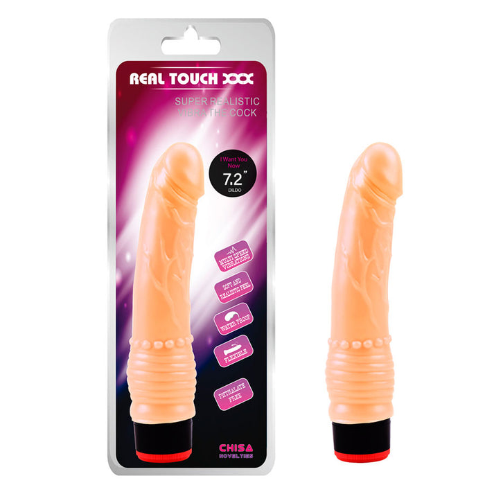 Real Touch 7.2 Vibe Cock Flesh