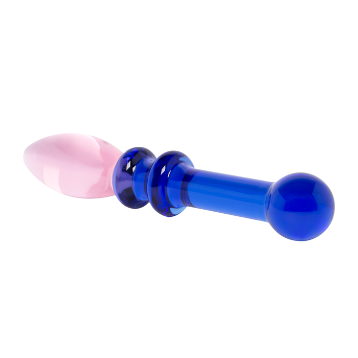 Dildo Vidrio Crystal Blue