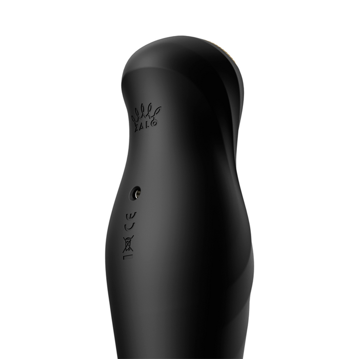 Vibrador de Lujo King Obsidian Black Controlado por APP Bluetooth by ZALO