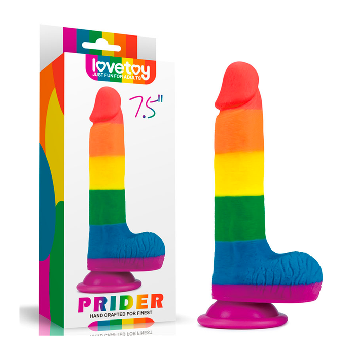 Dildo Prider Rainbow 7.5''