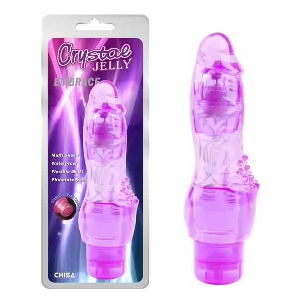 Vibrador Crystal Jelly Embrace