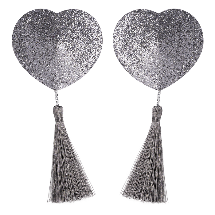 Cubrepezones Reusable Glitter Heart