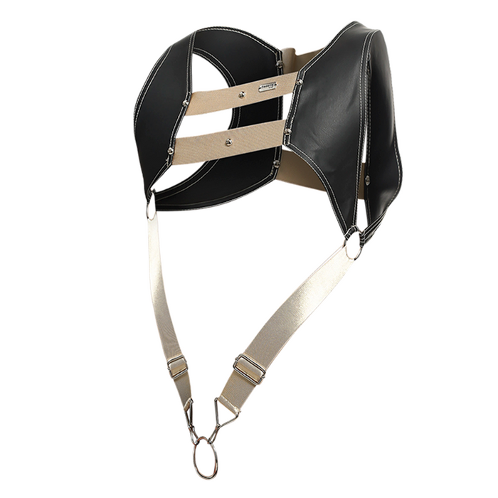 Dngeon Croptop Cockring  Harness By Mob