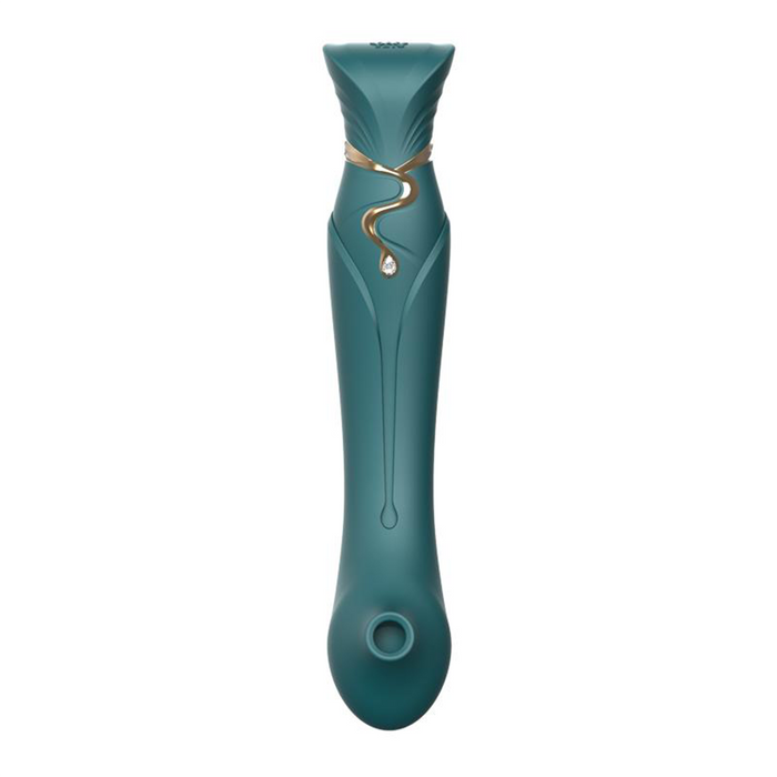 Set Vibrador de Lujo Queen Jewel Green Controlado por APP Bluetooth by ZALO