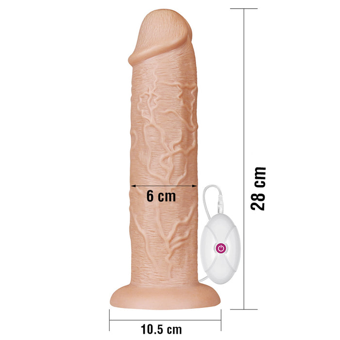 Vibrador Realistic Long Dildo 11''