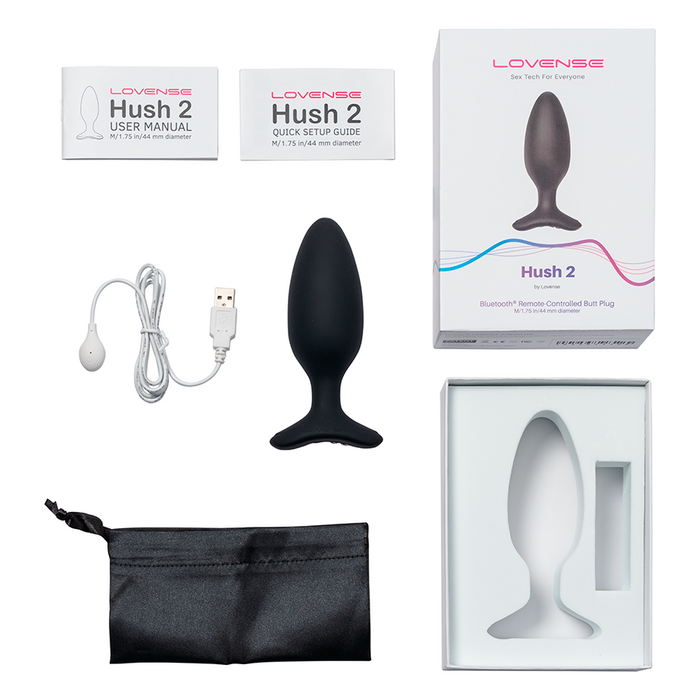 Vibrador Anal Hush 2 (1.75 pulgadas) Controlado por APP Global by Lovense