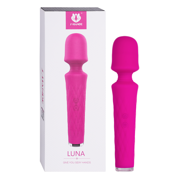 Vibrador Masajeador Luna Magenta