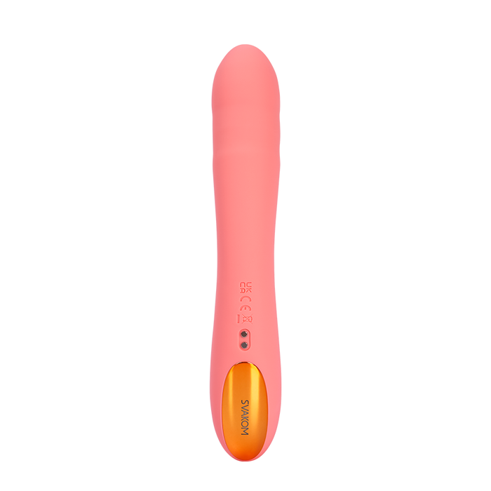 Vibrador Para Punto G Ava NEO Rosa Durazno Controlado por APP Global By Svakom
