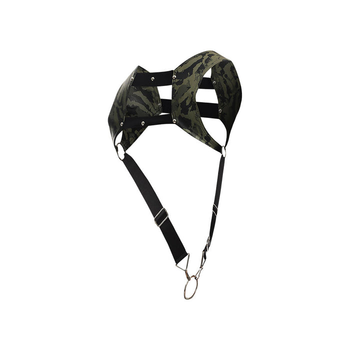 Dngeon Croptop Cockring  Harness By Mob