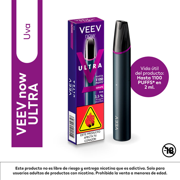Vapeador Veev Now Ultra Grape x 2 ML