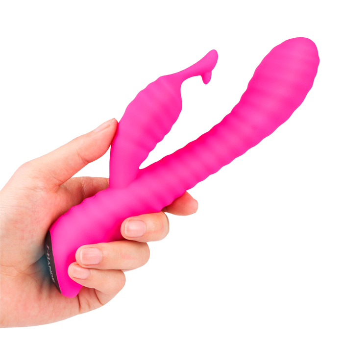 Vibrador Doble Estimulación Moonlight Pink