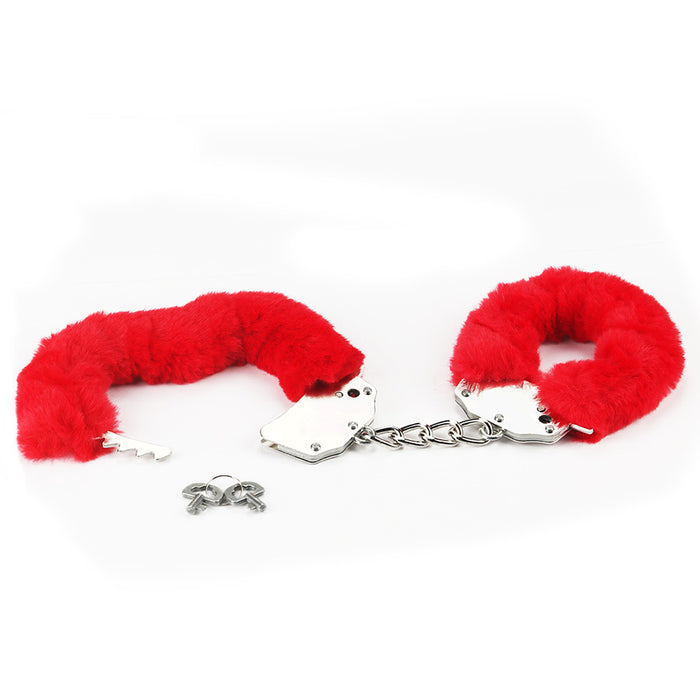 Esposas Fluffy Hand Cuff Red