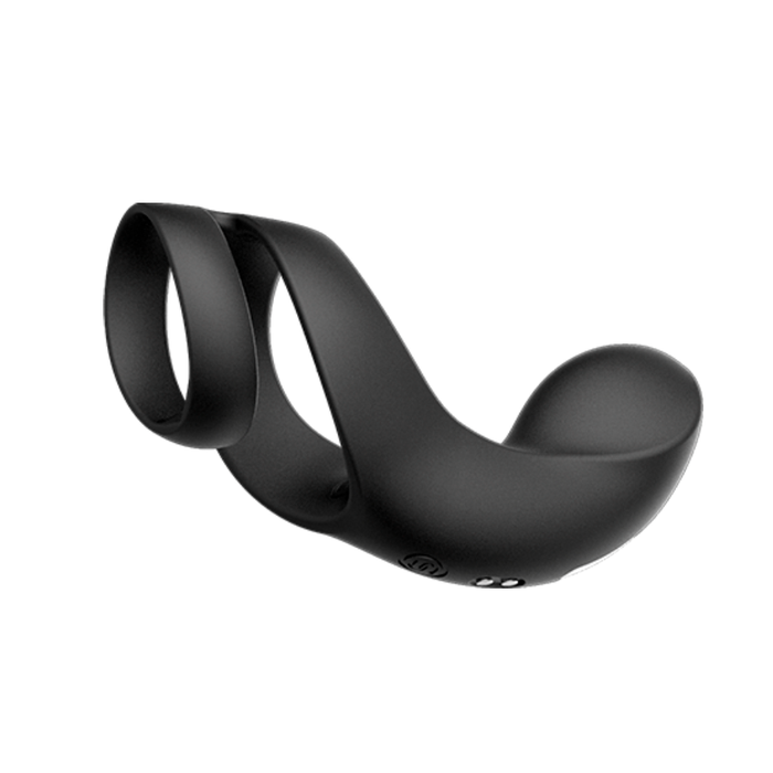 Anillo Doble Estimulador de Perineo Benedict Negro By Svakom