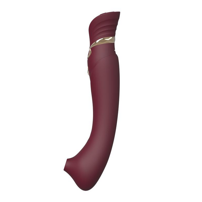 Set Vibrador de Lujo Queen Wine Red Controlado por APP Bluetooth by ZALO