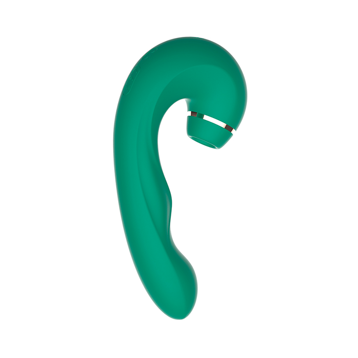 Vibrador Doble Estimulador Siren Green