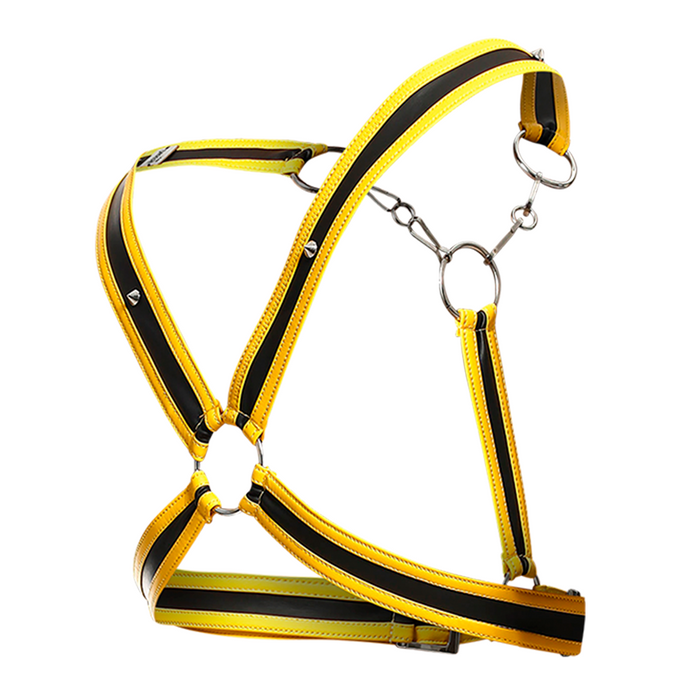 Dngeon Cross Chain Harness By Mob Yellow