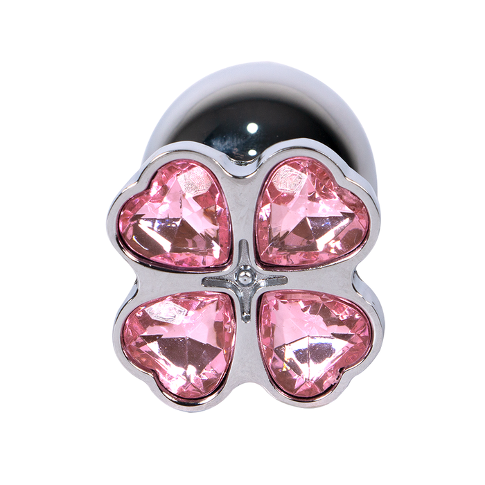 Plug Anal Trébol Gema Rosa Talla S