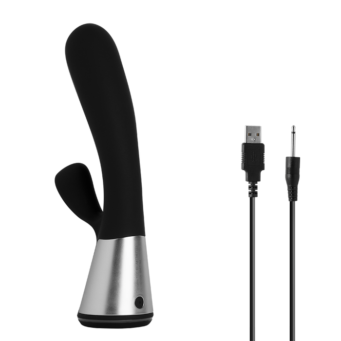 Vibrador Doble Estimulación Fuse Black Controlado por APP Global by Kiiro