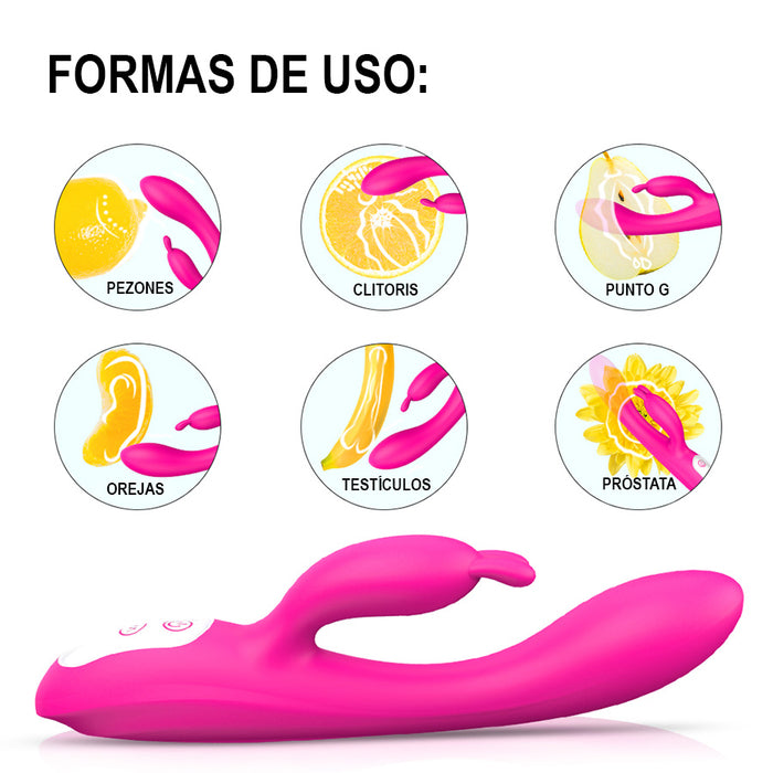 Vibrador Doble Estimulación Naughty