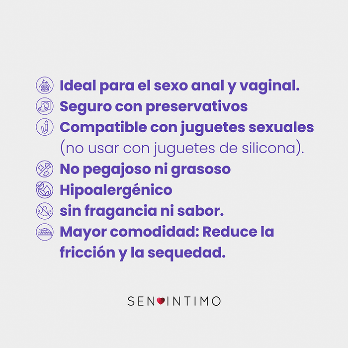 Lubricante Íntimo Híbrido x 30 ml by Sen Íntimo
