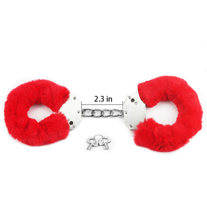 Esposas Fluffy Hand Cuff Red