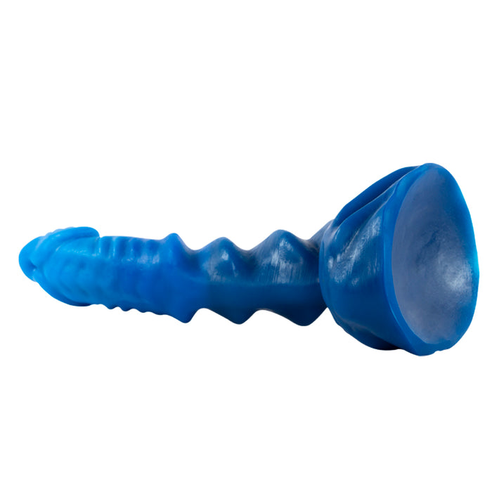 Dildo Anfibio Azul Degrade Grande