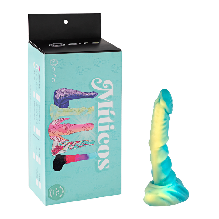 Dildo Anfibio Pequeño Amarillo Verde